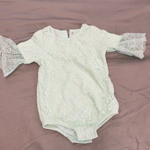Girls flower onesie